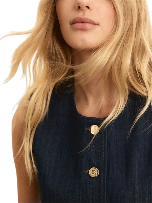 Gilet aderente in denim emicachi EMME MARELLA | 2615151014001