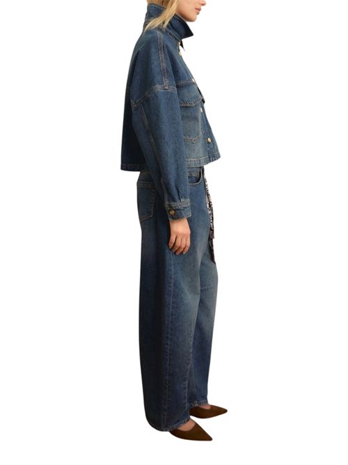 Denim barrel con twilly stampato emigirone EMME MARELLA | 2615181024001