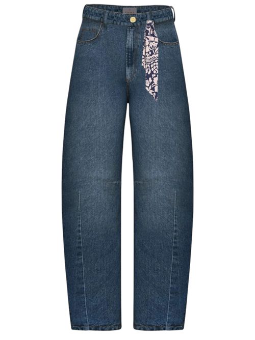 Denim barrel con twilly stampato emigirone EMME MARELLA | 2615181024001