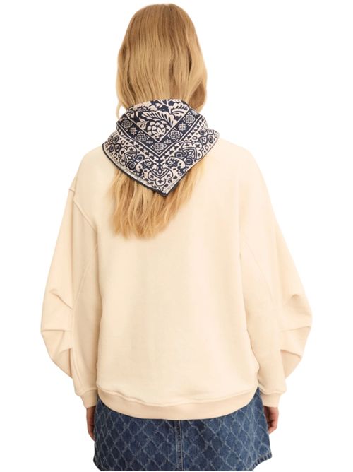 Felpa over con foulard stampato emigala EMME MARELLA | 2615921014001