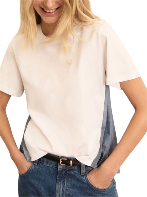 T-shirt con retro plissé  emiverbena EMME MARELLA | 2615971014001
