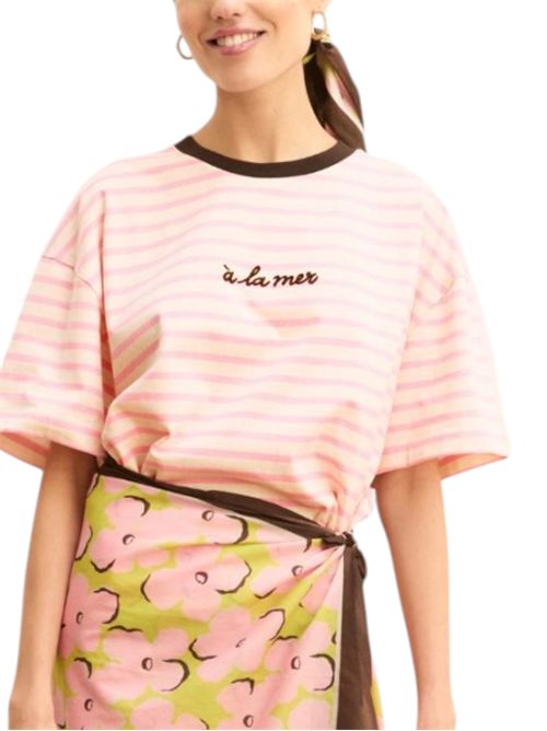 T-shirt a righe emieduco EMME MARELLA | 2615971015002