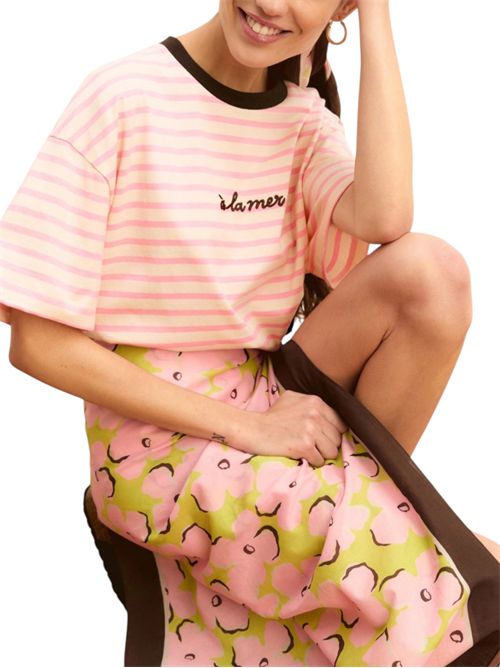 T-shirt a righe emieduco EMME MARELLA | 2615971015002