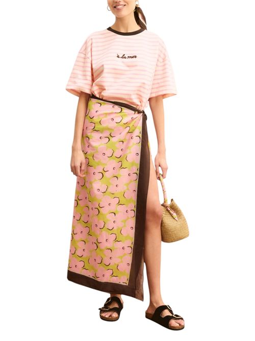 T-shirt a righe emieduco EMME MARELLA | 2615971015002
