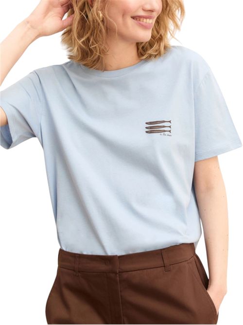 T-shirt boxy con stampe e ricami emiorata EMME MARELLA | 2615971025002