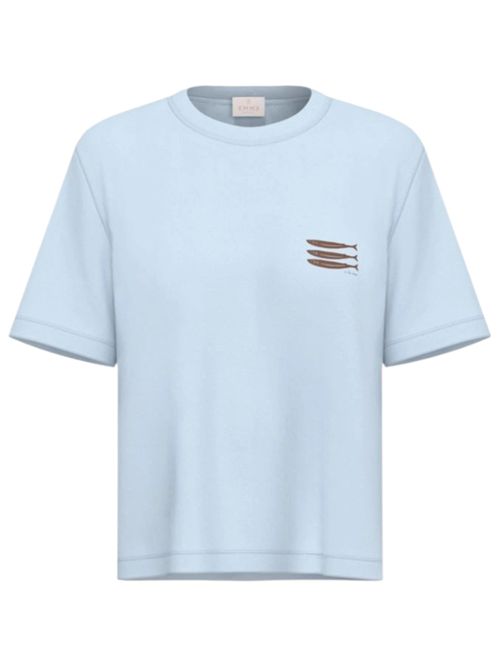 T-shirt boxy con stampe e ricami emiorata EMME MARELLA | 2615971025002