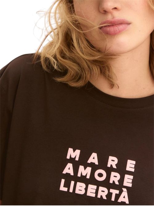 T-shirt boxy con stampe e ricami emiorata EMME MARELLA | 2615971025004