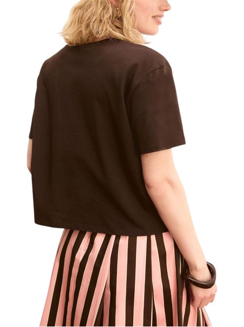 T-shirt boxy con stampe e ricami emiorata EMME MARELLA | 2615971025004