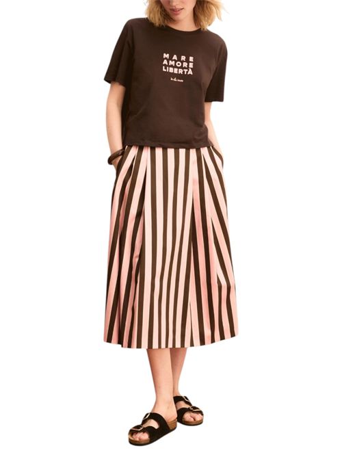 T-shirt boxy con stampe e ricami emiorata EMME MARELLA | 2615971025004