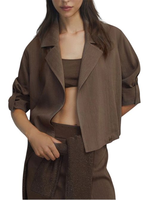 Giacca in viscosa e lino stretch MARELLA | 2613041015001
