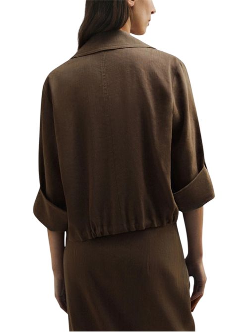 Giacca in viscosa e lino stretch MARELLA | 2613041015001