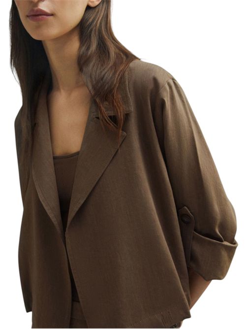 Giacca in viscosa e lino stretch MARELLA | 2613041015001