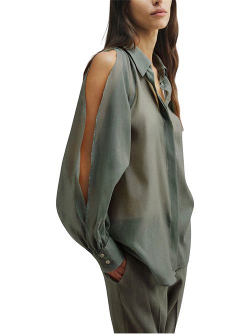 Camicia in mussola di cotone e seta  mlmcaladio MARELLA | 2613111015003