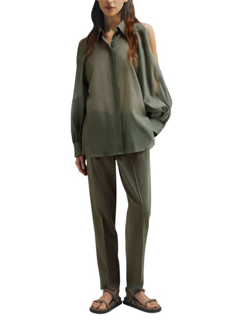 Camicia in mussola di cotone e seta  mlmcaladio MARELLA | 2613111015003