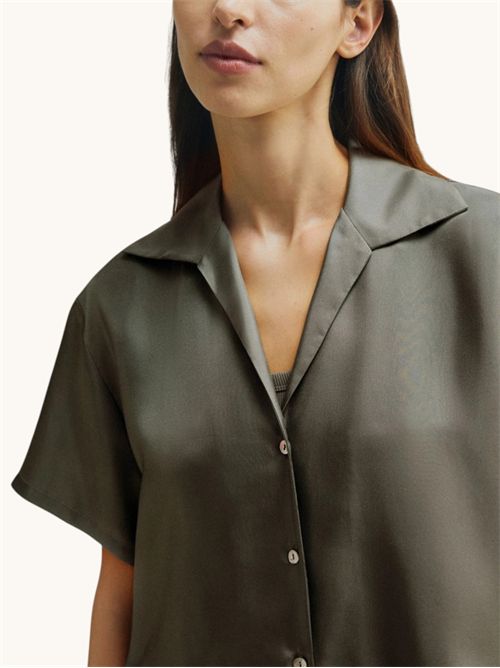 Camicia in seta con maniche corte mlmsegnale MARELLA | 2613111045003