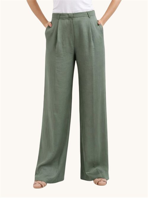 Pantalone ampio in twill crinckle mlmformato MARELLA | 2613131035003