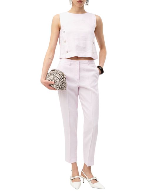 Pantalone in viscosa e lino strech mlmcaro MARELLA | 2613131045002