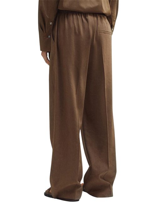 Pantalone in misto lino con coulisse mlmalloro MARELLA | 2613131115001