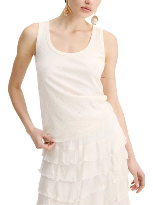 Canotta in jersey con micro strass mlmoratabling MARELLA | 2613941025004