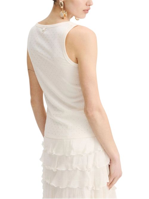 Canotta in jersey con micro strass mlmoratabling MARELLA | 2613941025004