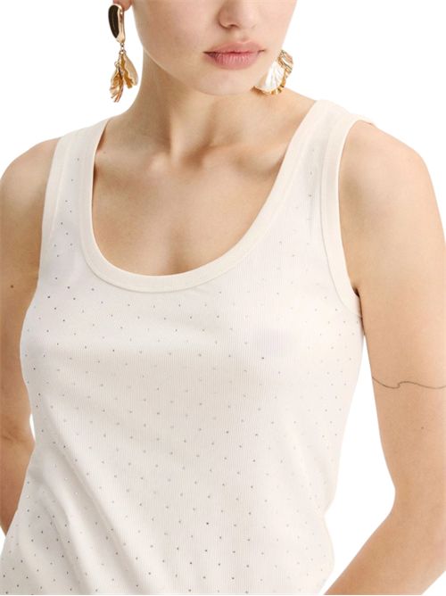 Canotta in jersey con micro strass mlmoratabling MARELLA | 2613941025004