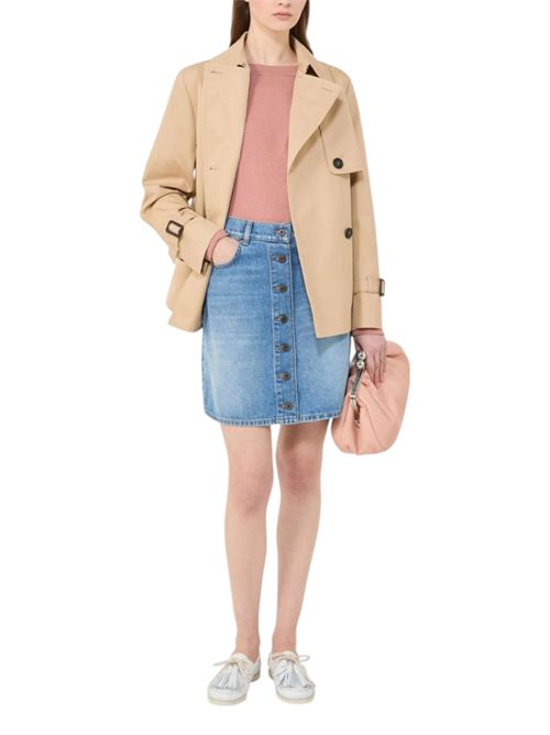 Trench crop in gabardina antigoccia MAX MARA WEEKEND | 261502105103