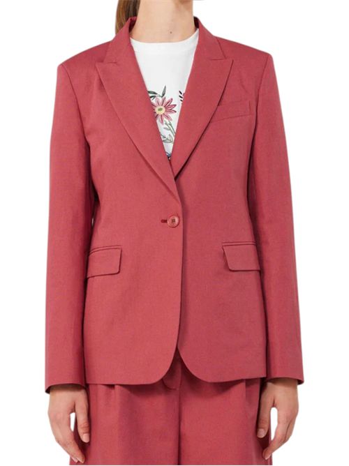 Blazer in canvas di cotone e lino wkdorche MAX MARA WEEKEND | 261504104221