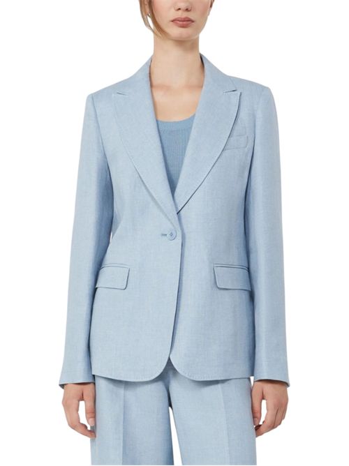 Blazer in canvas di lino wkdnalut MAX MARA WEEKEND | 261504107225