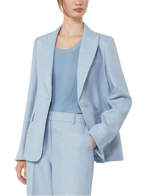Blazer in canvas di lino wkdnalut MAX MARA WEEKEND | 261504107225