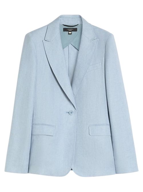 Blazer in canvas di lino wkdnalut MAX MARA WEEKEND | 261504107225