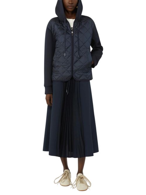 Giacca con cappuccio in jersey e tela antigoccia imbottita wkdedito MAX MARA WEEKEND | 261508108103