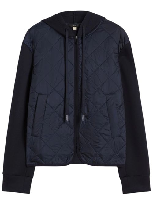 Giacca con cappuccio in jersey e tela antigoccia imbottita wkdedito MAX MARA WEEKEND | 261508108103