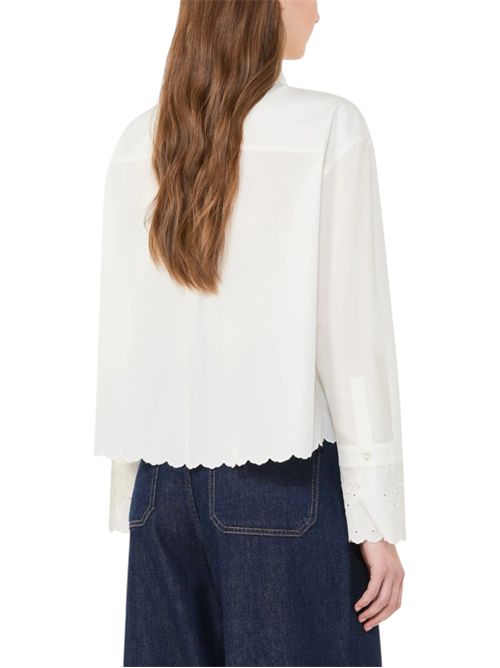 Camicia in cotone con taschino wkdneutro MAX MARA WEEKEND | 261511102104