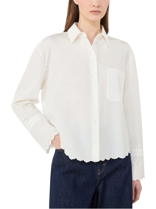 Camicia in cotone con taschino wkdneutro MAX MARA WEEKEND | 261511102104