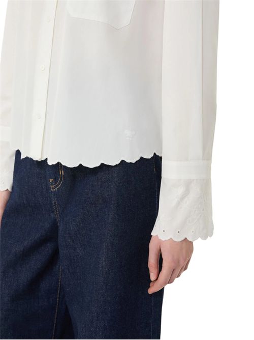 Camicia in cotone con taschino wkdneutro MAX MARA WEEKEND | 261511102104