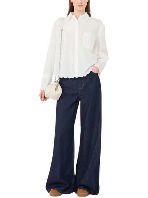 Camicia in cotone con taschino wkdneutro MAX MARA WEEKEND | 261511102104