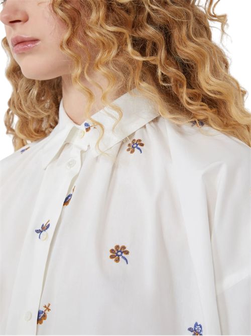 Camicia in popeline con ricami wkdbutterfly MAX MARA WEEKEND | 261511104201
