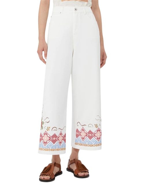 Pantalone in bull di cotone wkdadunco MAX MARA WEEKEND | 261513101209