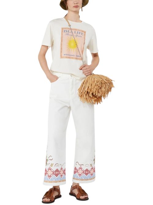 Pantalone in bull di cotone wkdadunco MAX MARA WEEKEND | 261513101209