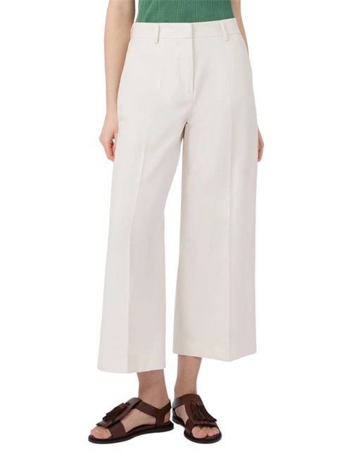 Pantalone in canvas di cotone e lino wkdzircone MAX MARA WEEKEND | 261513105201
