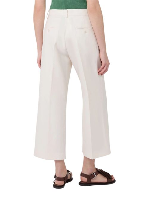 Pantalone in canvas di cotone e lino wkdzircone MAX MARA WEEKEND | 261513105201