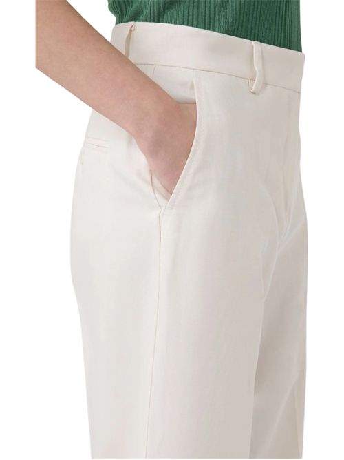 Pantalone in canvas di cotone e lino wkdzircone MAX MARA WEEKEND | 261513105201