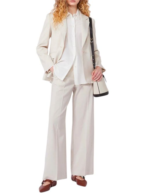 Pantalone palazzo in lana stretch wkdcorone MAX MARA WEEKEND | 261513109111