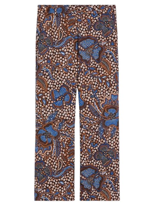 Pantalone in stuoia di cotone stampato wkdonde MAX MARA WEEKEND | 261513116201