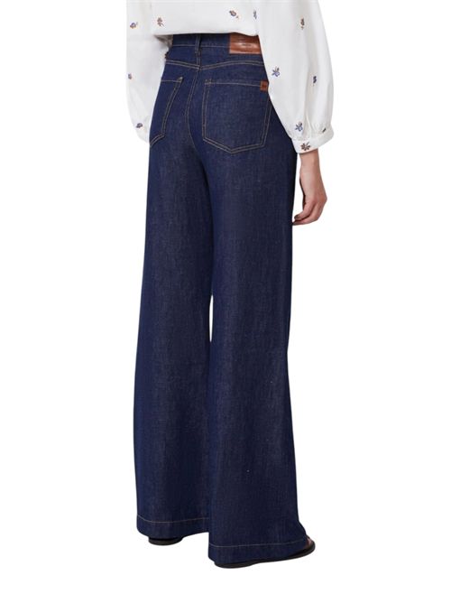 Jeans in denim di cotone e lino wkdlatino MAX MARA WEEKEND | 261518101201