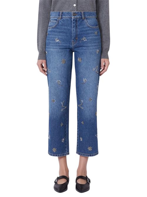 Jeans in denim con ricamo wkdmanetta MAX MARA WEEKEND | 261518102125