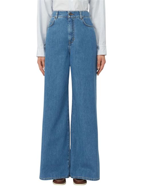 Jeans in denim morbido di cotone wkdvega MAX MARA WEEKEND | 261518104102