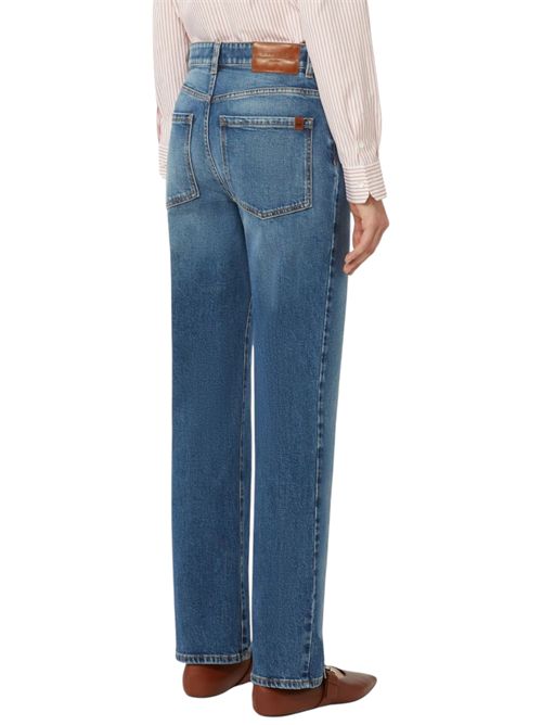 Jeans straight leg in denim wkdargento MAX MARA WEEKEND | 261518109105