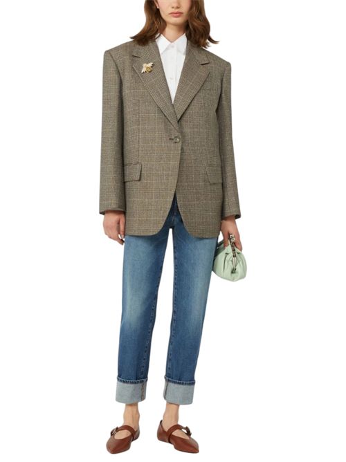 Jeans straight leg in denim wkdargento MAX MARA WEEKEND | 261518109105