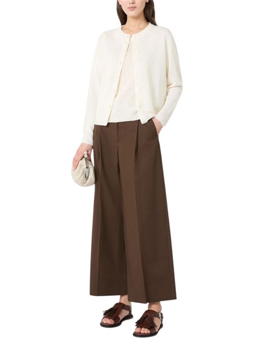 Cardigan classico in filato di lino wkdbadia MAX MARA WEEKEND | 261534102202